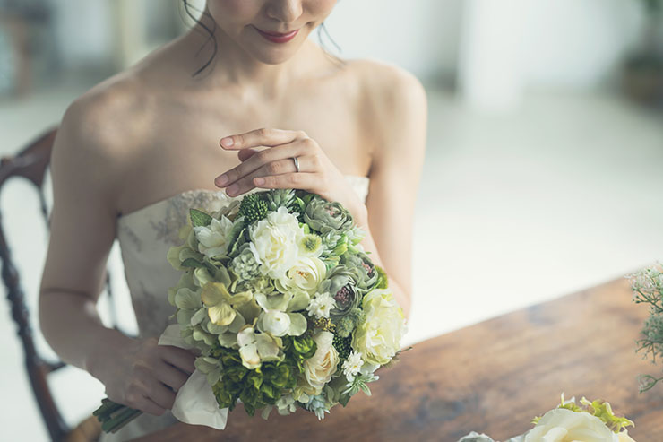 結婚前の花嫁