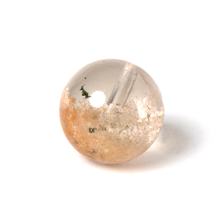 個性あふれる庭園水晶【１点もの】ガーデンクォーツ（ホワイト） 12mm