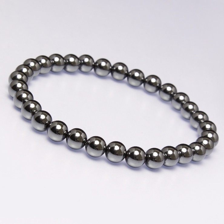 ヘマタイト6mm シンプルブレスレット パワーストーン通販 Pascle パスクル