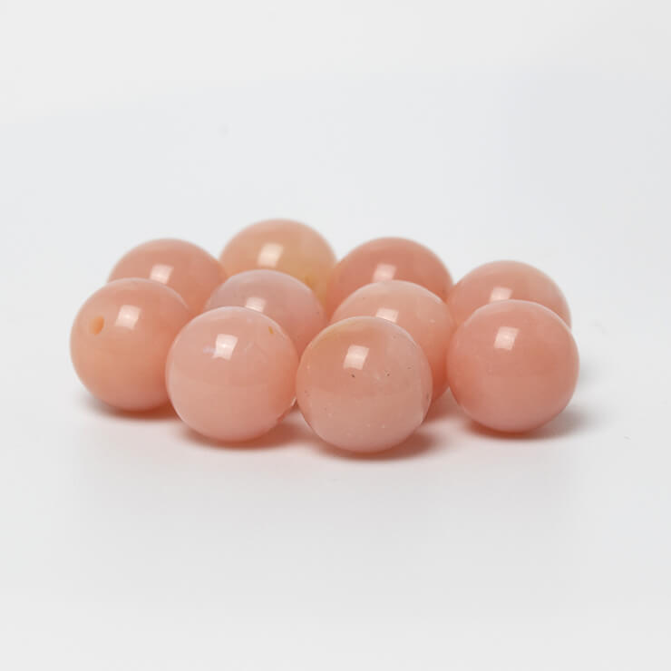 【粒売り/バラ売り】ピンクオパール（ディープカラー） 8mm