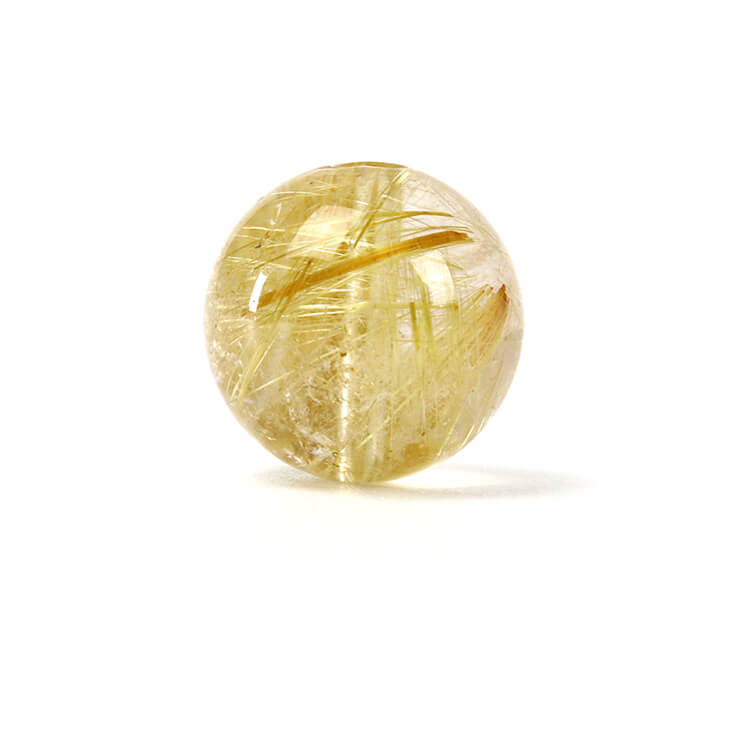 個性ある金針水晶【１点もの】タイチンルチルクォーツ 12mm｜パワーストーン通販 Pascle（パスクル）